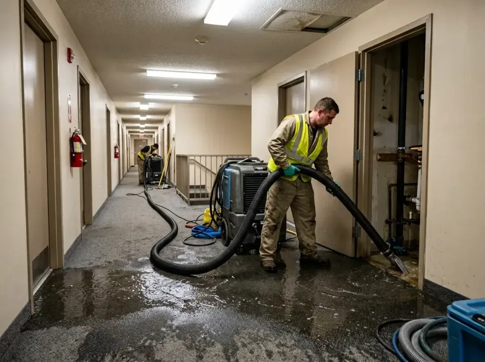 multi-unit-apartment-hallway-f-005 — frequently asked questions, Emergency Burst Pipe Water Extraction & Removal in Walhalla…